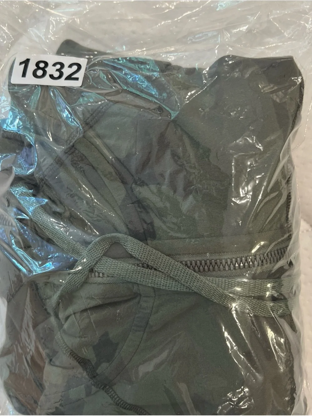 Lululemon Hooded Define Jacket Womens 10 Green Camo Incognito Full Zip Active